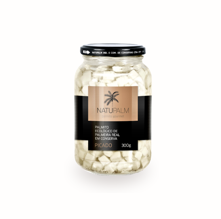 40019 - Palmito Real Picado - Natupalm - 300g