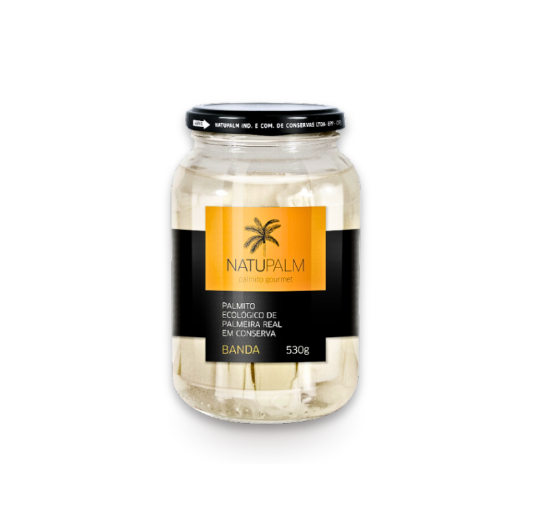 40040 - Palmito Real Banda - Natupalm - 300g